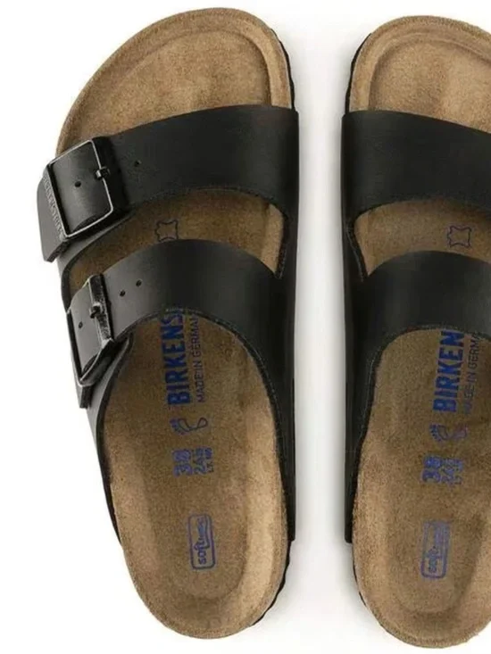 Birkenstock Arizona Dark Brown Leather Sandals EU 42 Men 9 Women 11 Regular Fit - Picture 8 of 12